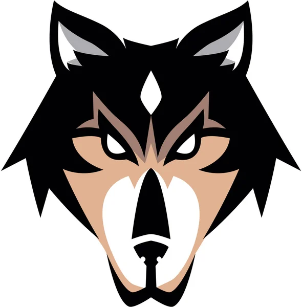 Wolf afbeelding ontwerp — Stockvector