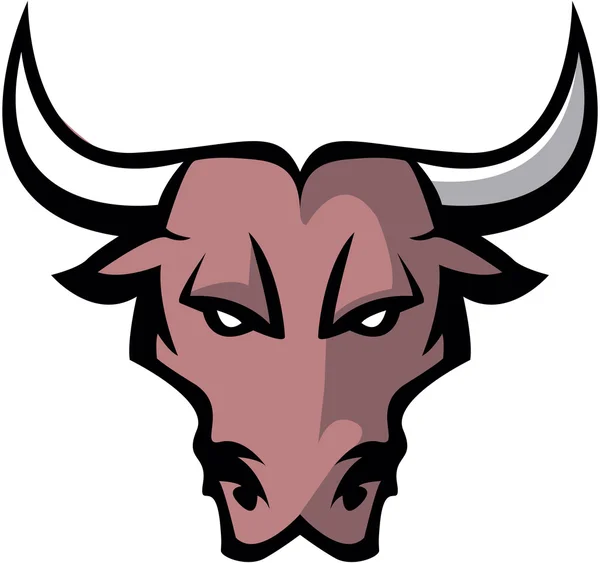 Bull głowa ilustracja projektu — Wektor stockowy