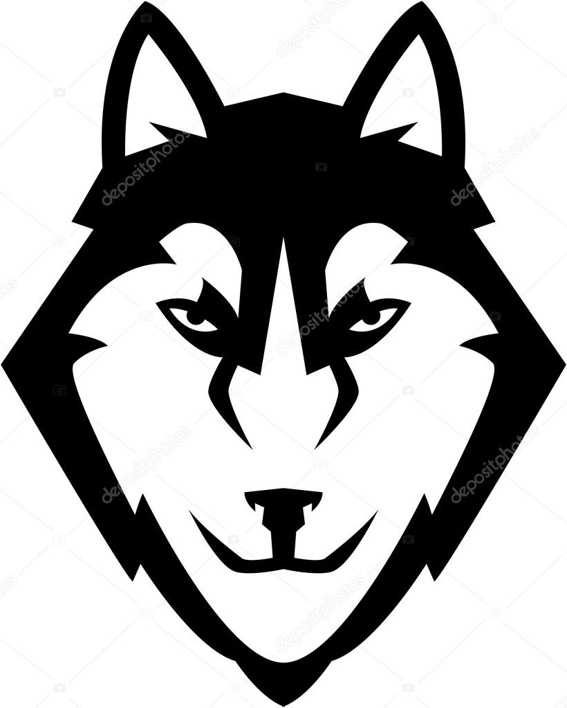 Wolf symbol illustration design