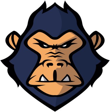 Gorilla illustration design