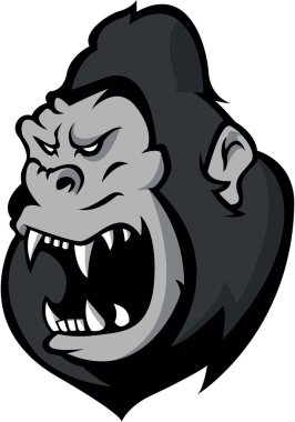 Goril illüstrasyon tasarımı