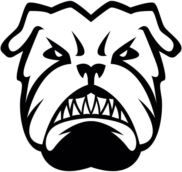 Bulldog Illustrazione design — Vettoriale Stock