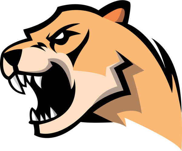 Cougar design illustration