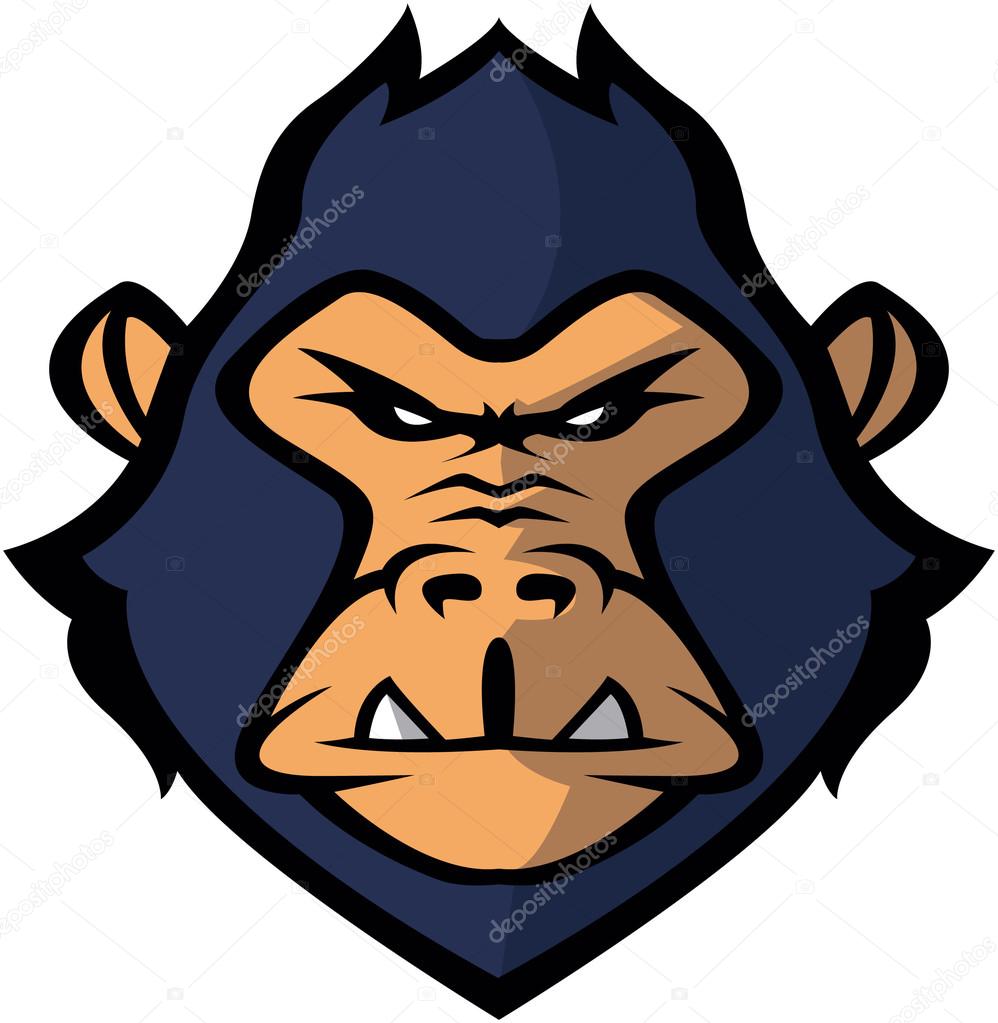 Gorilla illustration design