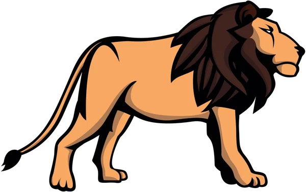 Lion Simbolo Illustrazione design — Vettoriale Stock