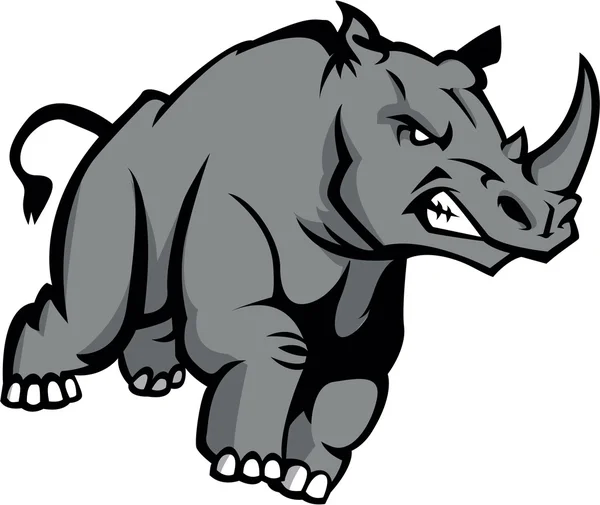 Rhino ilustracja projektu — Wektor stockowy