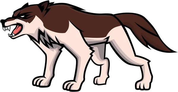 Illustration du symbole Wolf — Image vectorielle
