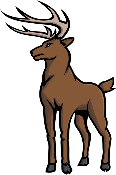 鹿のイラスト デザイン — ストックベクタ