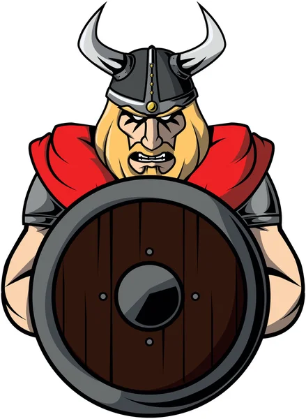 Viking guerreiro ilustração design — Vetor de Stock