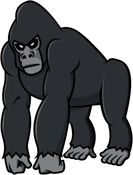 Gorilla disegno vettoriale illustrazione — Vettoriale Stock