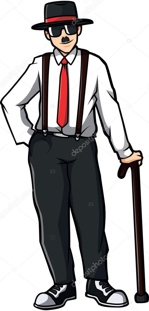 Acting man vector design illustration