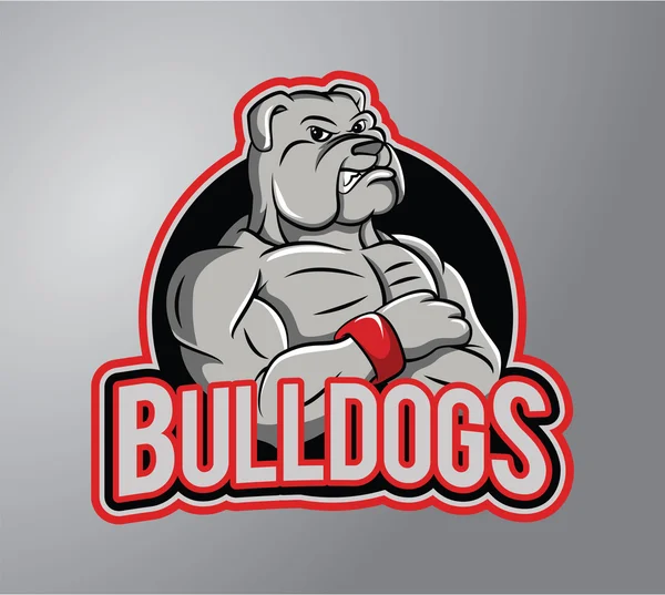 Bulldog ontwerp vectorillustratie — Stockvector