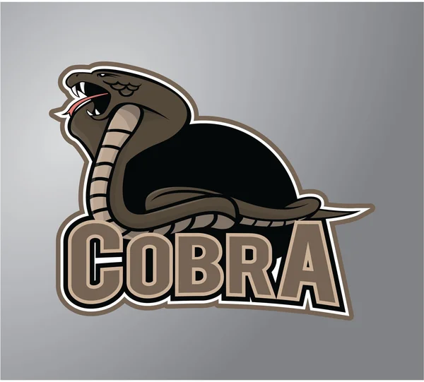 Cobra ontwerp vectorillustratie — Stockvector