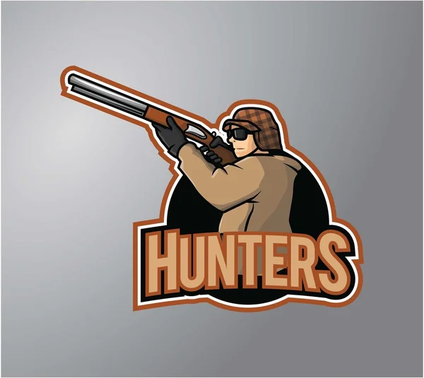 Hunter ontwerp vectorillustratie — Stockvector