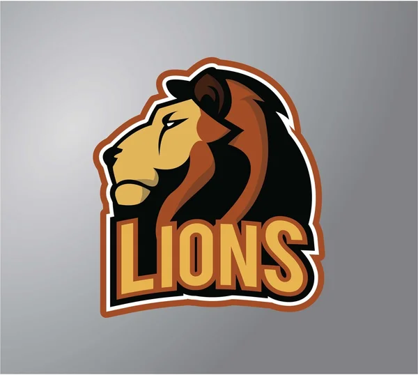 Lion Head design vector illustration — Stock Vector