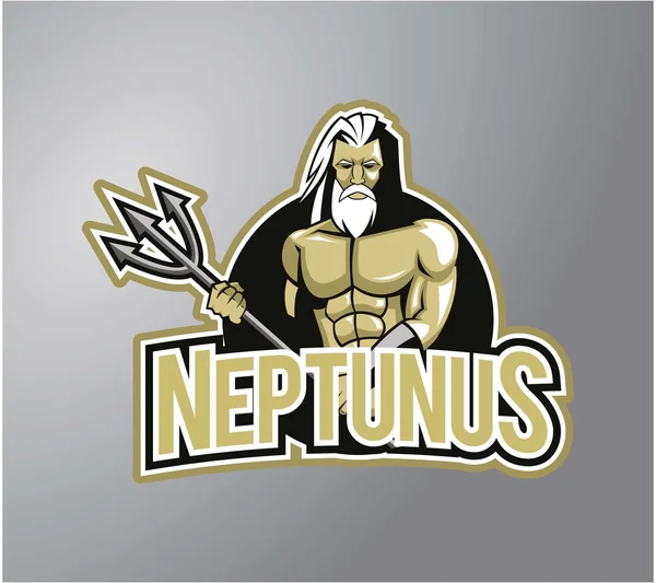 Neptunus projekt ilustracja — Wektor stockowy