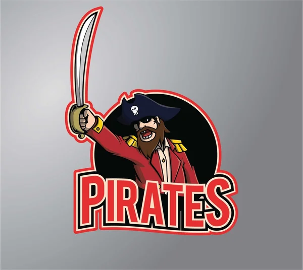 Pirater design vektor illustration — Stock vektor