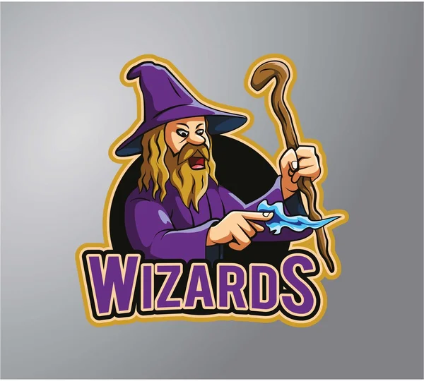 Wizards design vector illustration — Stock Vector