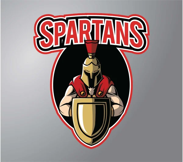 Spartans symbol illustration design — Stock Vector