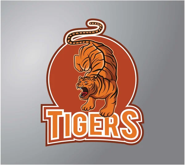 Tygrys Symbol ilustracja projektu — Wektor stockowy