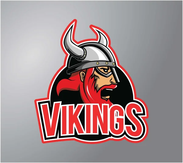 Vikings symbol illustration design — Stock vektor