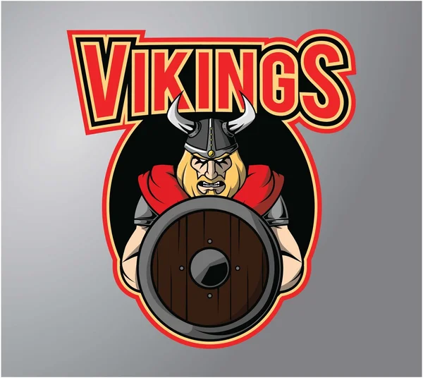 Vikings symbol illustration design — Stock vektor