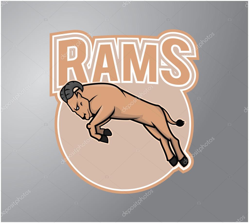 Rams Illustration Design vector