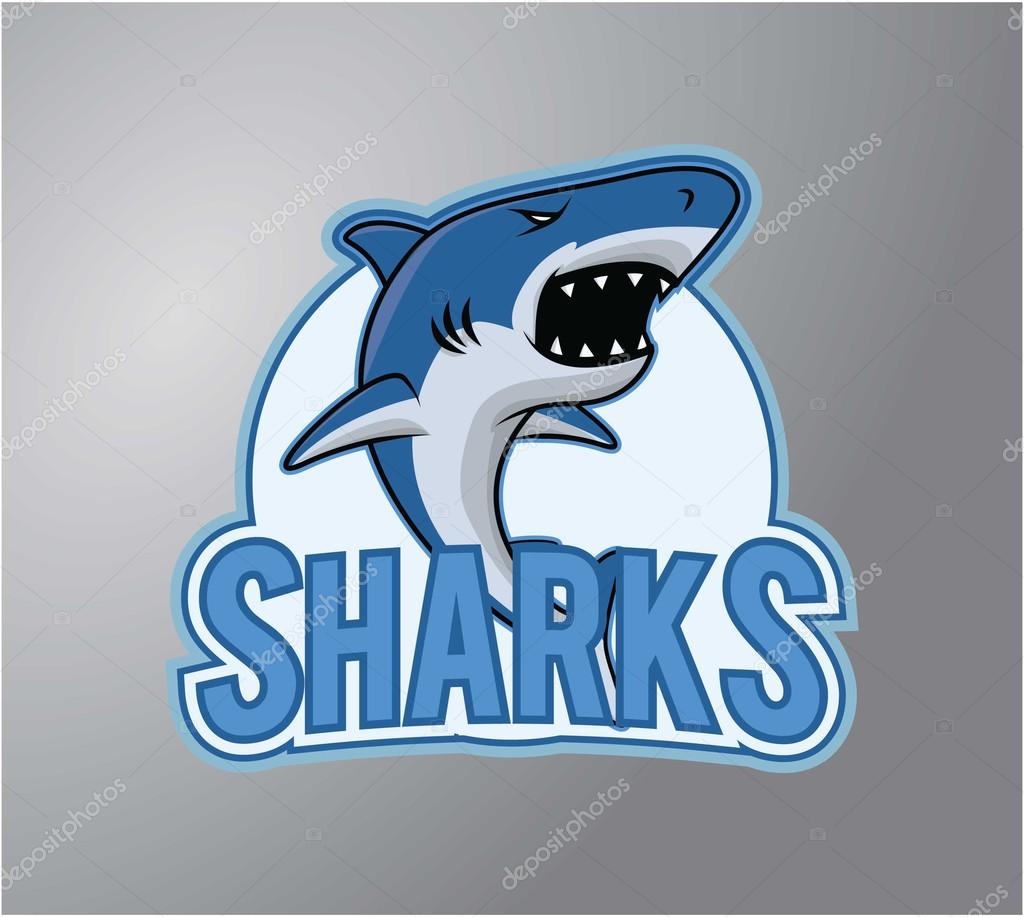 Sharks symbol illustration design
