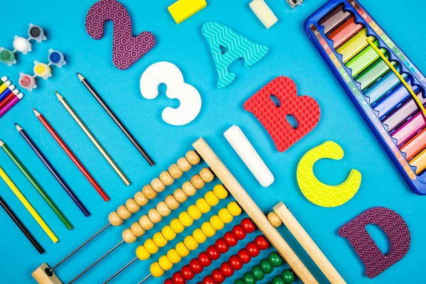 Preparato per la scuola — Foto Stock