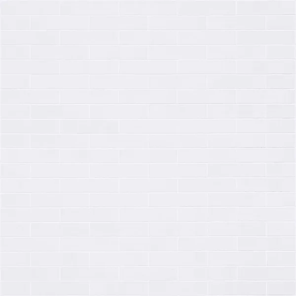 Mosaïque de briques rectangle blanc en forme carrée — Photo