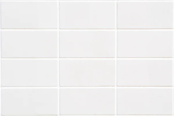 Mosaico rectángulo blanco — Foto de Stock