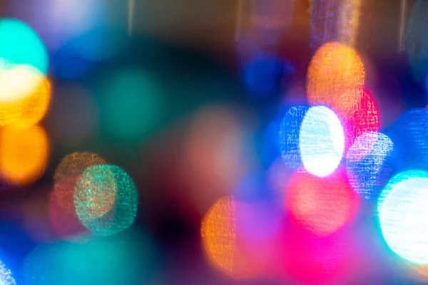 Vibrant Color Blurred Celebration Dancing Night Lights City Life May — Stock Photo, Image
