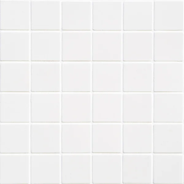 正方形の形で 36 の正方形の白いセラミック タイル — ストック写真