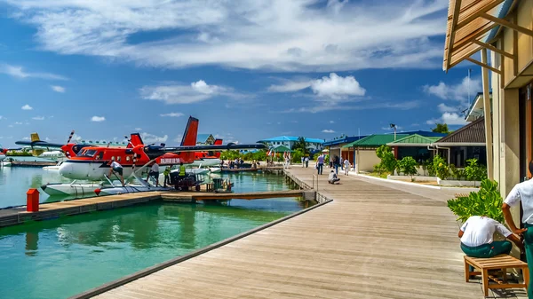 Flughafen für Flugtaxis, Malediven — Stockfoto