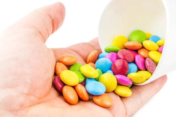 Lentejas choco dulces multicolores —  Fotos de Stock