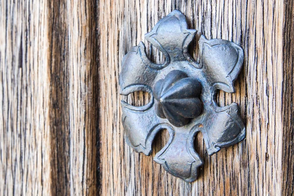 Old wooden door in vintage style — Stock Photo, Image