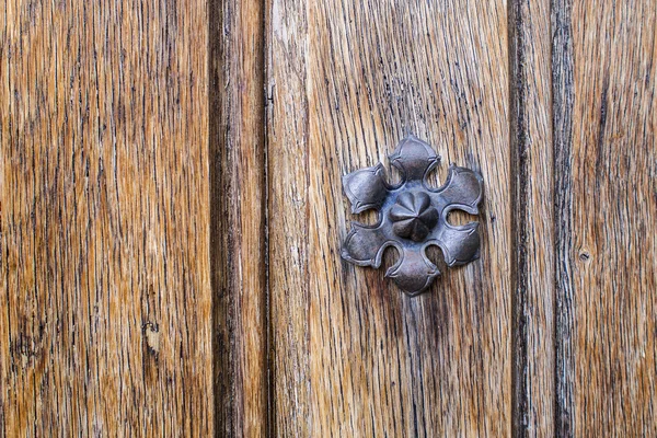 Old wooden door in vintage style — Stock Photo, Image