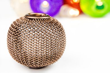 benzersiz çok renkli Noel ışıkları zinciri 