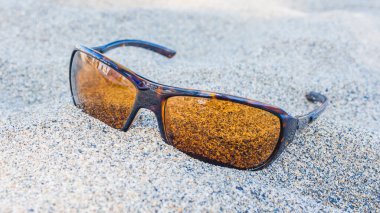 zaman bir kumsalda dinlenmek