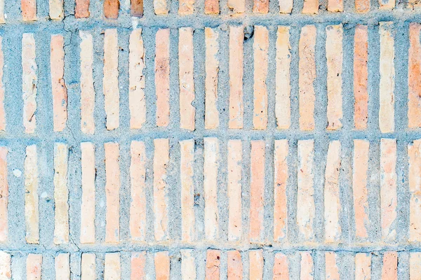 Wall made of red bricks — Stock Photo, Image