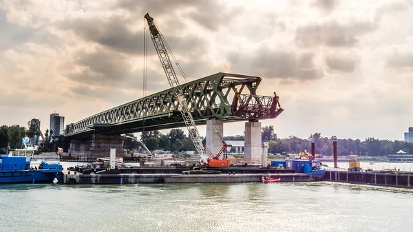 新しい橋の建設 — ストック写真