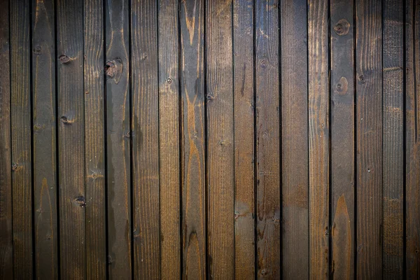 Brown wooden fence — Stock Photo, Image