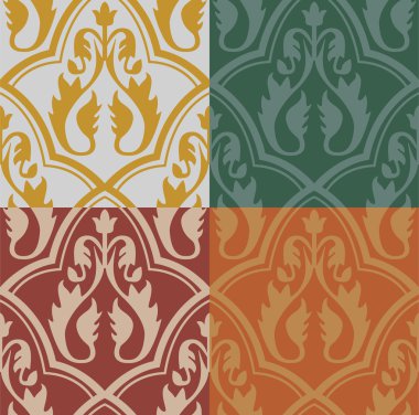 Medieval Seamless Pattern clipart