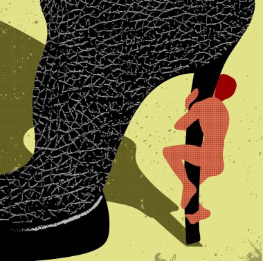 Hanımefendi göndermek adam vektör çizim