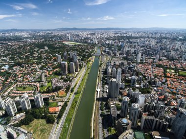 Marginal Pinheiros in Sao Paulo clipart