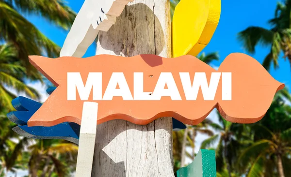 Malawi welkom teken — Stockfoto