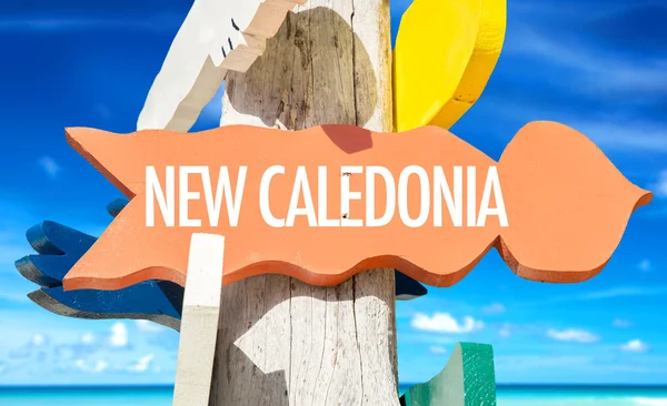 Nueva Caledonia señal de bienvenida — Foto de Stock