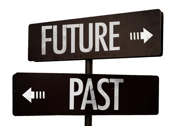 Future - Past signpost — Stock Photo, Image