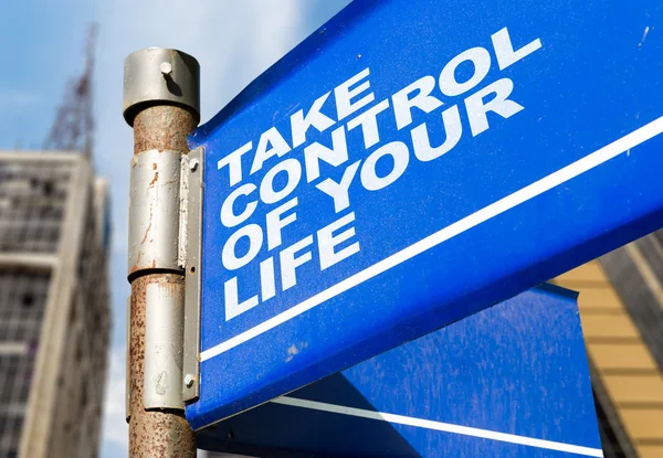 Take Control Of Your Life written on sign — Stock Photo, Image