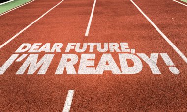 Future, Im Ready written on track clipart